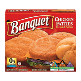 Banquet Boneless&nbsp;Chicken Patties&nbsp;Breaded Full-Size Picture